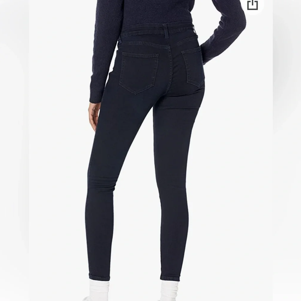 Slim Fit Jeans Dark Blue Stretch by Daily Ritual Women’s Size Waist 26 X 29 NEW - Picture 4 of 11